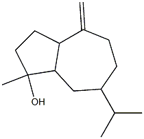 1-methyl-4-methylidene-7-propan-2-yl-2,3,3a,5,6,7,8,8a-octahydroazulen-1-ol Struktur