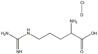 DL-Arginine-D7Cl Struktur