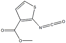 Methyl 2-isocyanatothiophene-3-carboxylate 结构式