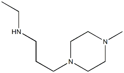 N-Ethyl-3-(4-methyl-1-piperazinyl)-1-propanamine,,结构式