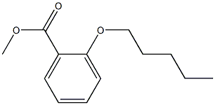 Methyl 2-n-pentyloxybenzoate,,结构式