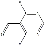 4,6-difluoro-5-pyrimidine formaldehyde,,结构式