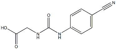  ({[(4-cyanophenyl)amino]carbonyl}amino)acetic acid