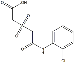 ({2-[(2-chlorophenyl)amino]-2-oxoethyl}sulfonyl)acetic acid