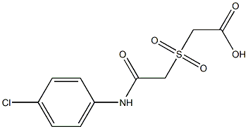 ({2-[(4-chlorophenyl)amino]-2-oxoethyl}sulfonyl)acetic acid