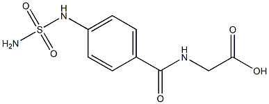 ({4-[(aminosulfonyl)amino]benzoyl}amino)acetic acid
