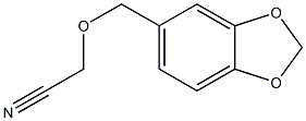 (1,3-benzodioxol-5-ylmethoxy)acetonitrile