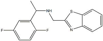  (1,3-benzothiazol-2-ylmethyl)[1-(2,5-difluorophenyl)ethyl]amine