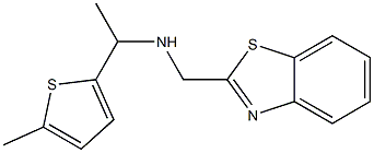 (1,3-benzothiazol-2-ylmethyl)[1-(5-methylthiophen-2-yl)ethyl]amine