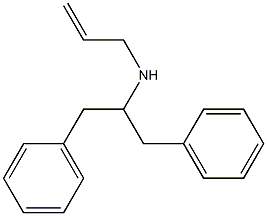 (1,3-diphenylpropan-2-yl)(prop-2-en-1-yl)amine,,结构式