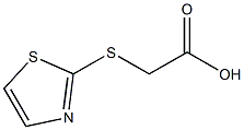 (1,3-thiazol-2-ylthio)acetic acid Struktur