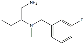 (1-aminobutan-2-yl)[(3-fluorophenyl)methyl]methylamine Structure