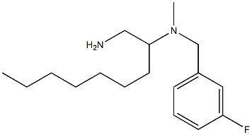 (1-aminononan-2-yl)[(3-fluorophenyl)methyl]methylamine