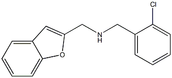 (1-benzofuran-2-ylmethyl)[(2-chlorophenyl)methyl]amine