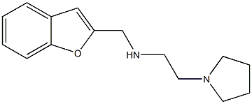 (1-benzofuran-2-ylmethyl)[2-(pyrrolidin-1-yl)ethyl]amine