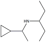 (1-cyclopropylethyl)(pentan-3-yl)amine,,结构式