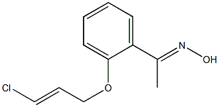 (1E)-1-(2-{[(2E)-3-chloroprop-2-enyl]oxy}phenyl)ethanone oxime