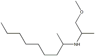 (1-methoxypropan-2-yl)(nonan-2-yl)amine Structure