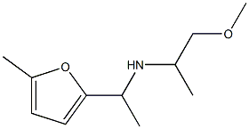 (1-methoxypropan-2-yl)[1-(5-methylfuran-2-yl)ethyl]amine,,结构式