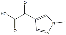 (1-methyl-1H-pyrazol-4-yl)(oxo)acetic acid Structure