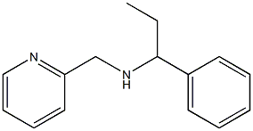 (1-phenylpropyl)(pyridin-2-ylmethyl)amine Struktur