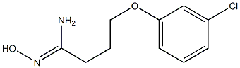 (1Z)-4-(3-chlorophenoxy)-N'-hydroxybutanimidamide|