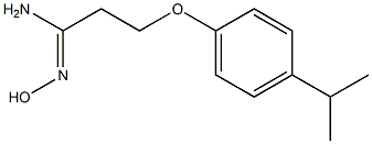 (1Z)-N'-hydroxy-3-(4-isopropylphenoxy)propanimidamide
