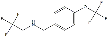  (2,2,2-trifluoroethyl)({[4-(trifluoromethoxy)phenyl]methyl})amine