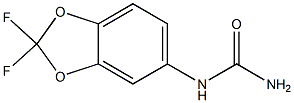 (2,2-difluoro-2H-1,3-benzodioxol-5-yl)urea 结构式