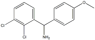 (2,3-dichlorophenyl)(4-methoxyphenyl)methanamine Struktur