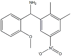 (2,3-dimethyl-5-nitrophenyl)(2-methoxyphenyl)methanamine