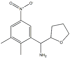 (2,3-dimethyl-5-nitrophenyl)(oxolan-2-yl)methanamine Struktur