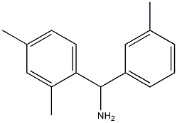 (2,4-dimethylphenyl)(3-methylphenyl)methanamine|