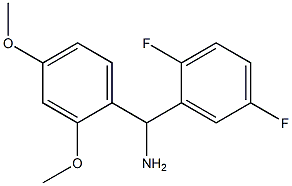 (2,5-difluorophenyl)(2,4-dimethoxyphenyl)methanamine