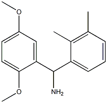 (2,5-dimethoxyphenyl)(2,3-dimethylphenyl)methanamine 化学構造式