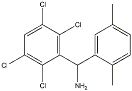 (2,5-dimethylphenyl)(2,3,5,6-tetrachlorophenyl)methanamine|