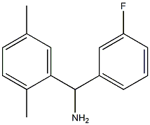 (2,5-dimethylphenyl)(3-fluorophenyl)methanamine