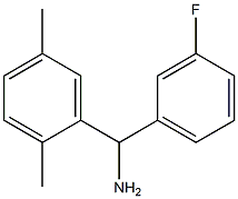 (2,5-dimethylphenyl)(3-fluorophenyl)methanamine|