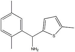(2,5-dimethylphenyl)(5-methylthiophen-2-yl)methanamine