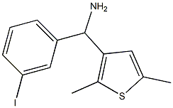 (2,5-dimethylthiophen-3-yl)(3-iodophenyl)methanamine|