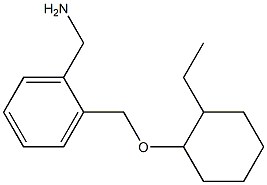 (2-{[(2-ethylcyclohexyl)oxy]methyl}phenyl)methanamine Struktur