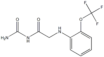 (2-{[2-(trifluoromethoxy)phenyl]amino}acetyl)urea