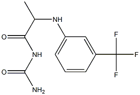 (2-{[3-(trifluoromethyl)phenyl]amino}propanoyl)urea