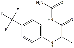 (2-{[4-(trifluoromethyl)phenyl]amino}propanoyl)urea