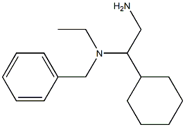 (2-amino-1-cyclohexylethyl)(benzyl)ethylamine 结构式