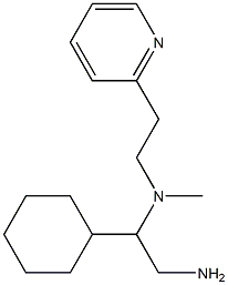 (2-amino-1-cyclohexylethyl)(methyl)[2-(pyridin-2-yl)ethyl]amine|