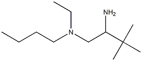 (2-amino-3,3-dimethylbutyl)(butyl)ethylamine 化学構造式