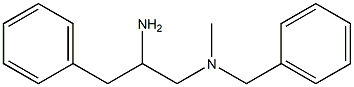 (2-amino-3-phenylpropyl)(benzyl)methylamine 结构式