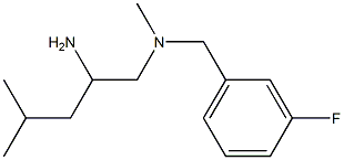  (2-amino-4-methylpentyl)[(3-fluorophenyl)methyl]methylamine