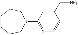 (2-azepan-1-ylpyridin-4-yl)methylamine,,结构式